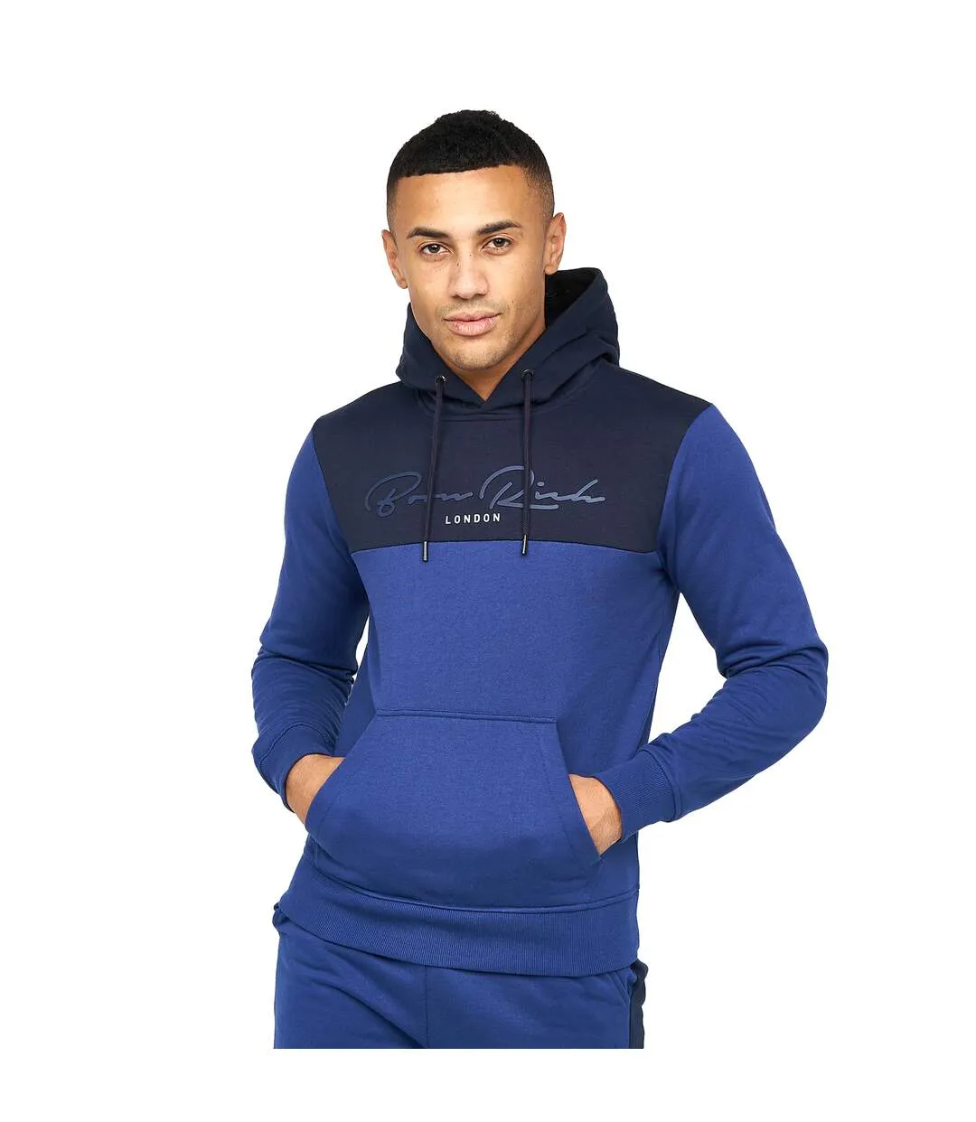 Mens lehmann hoodie twilight blue Born Rich