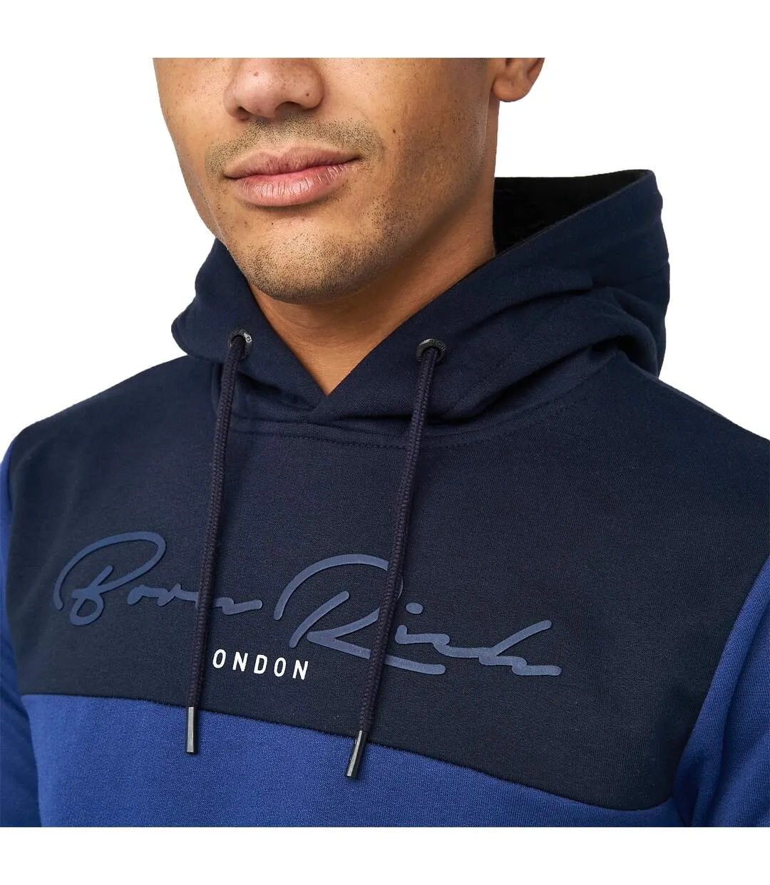 Mens lehmann hoodie twilight blue Born Rich