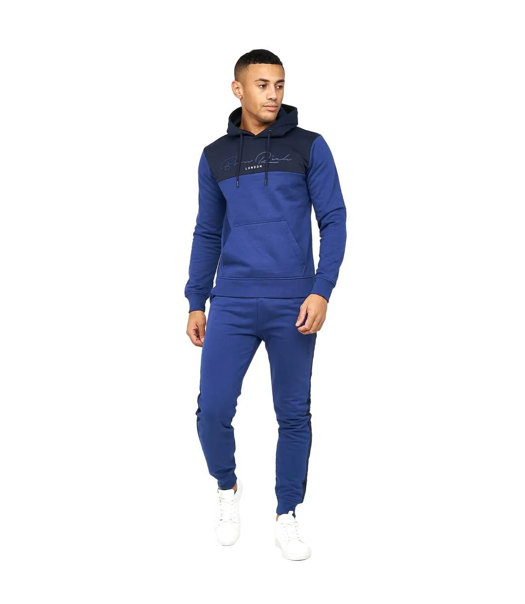 Mens lehmann hoodie twilight blue Born Rich