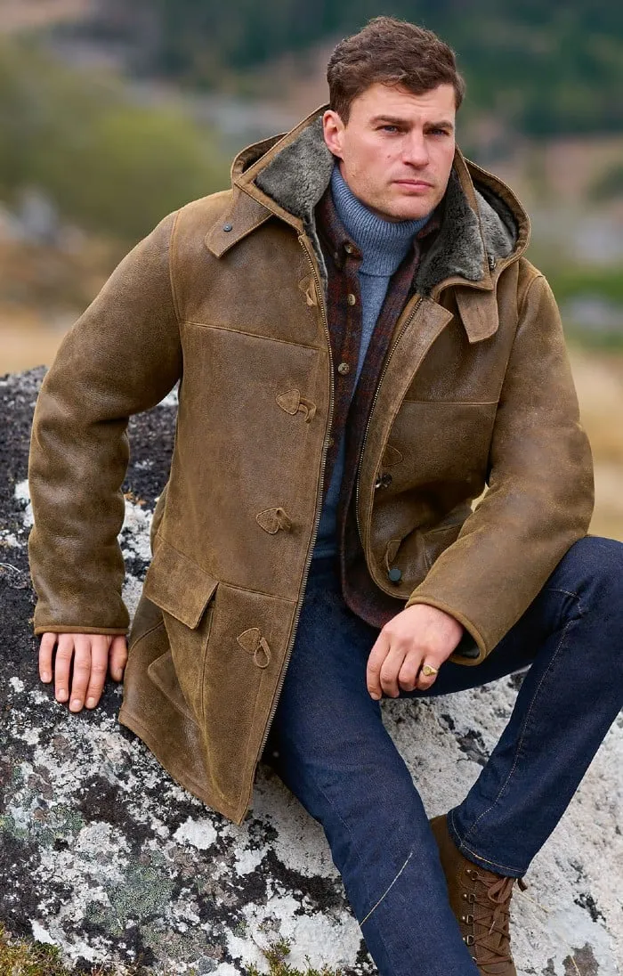 Men's Sheepskin Duffle Coat