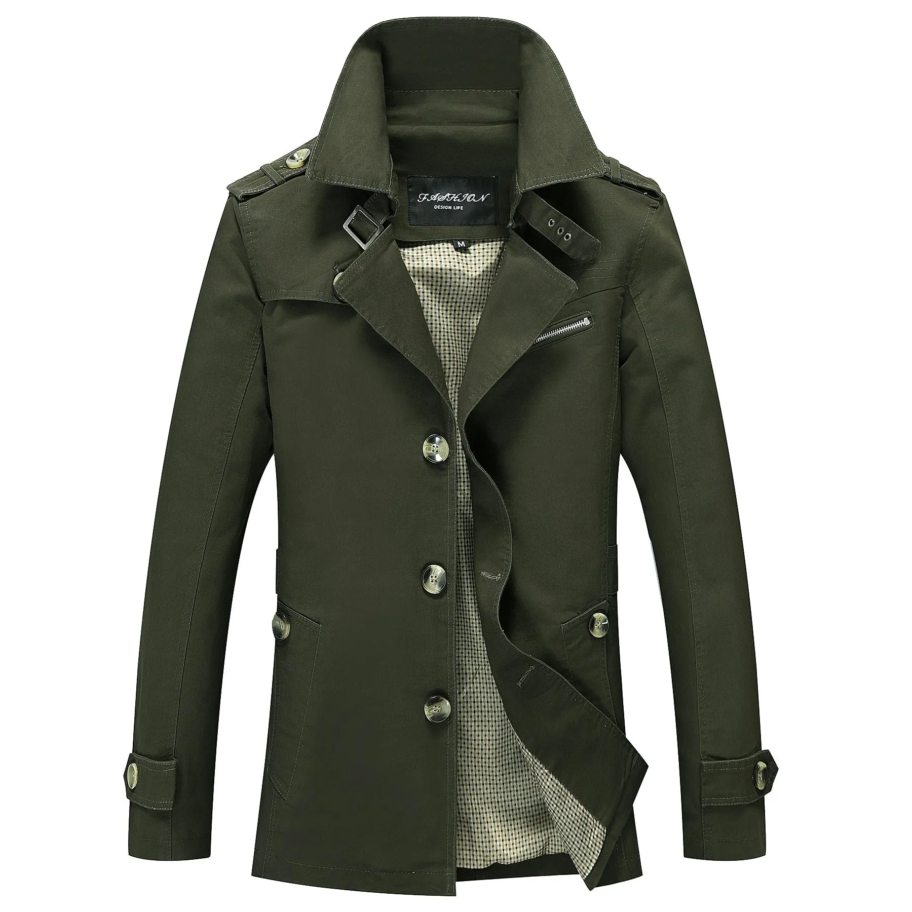 Men's Trench Coat Jacket