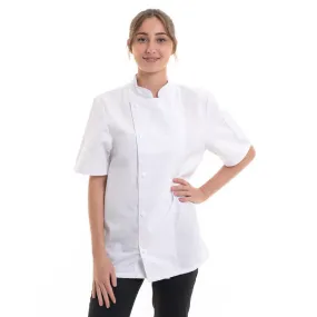 Mixed Short Sleeve Kitchen Coat - Madras Robur