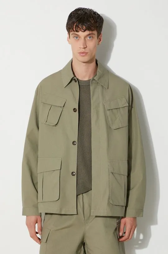 MKI MIYUKI ZOKU cotton jacket Ripstop Cargo Jacket green color RIPSTOP.CARGO.JACKET