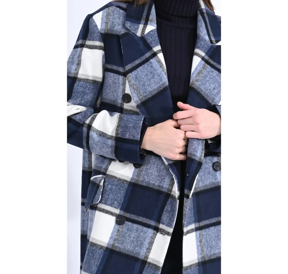 MOLLY BRACKEN - Plaid Coat