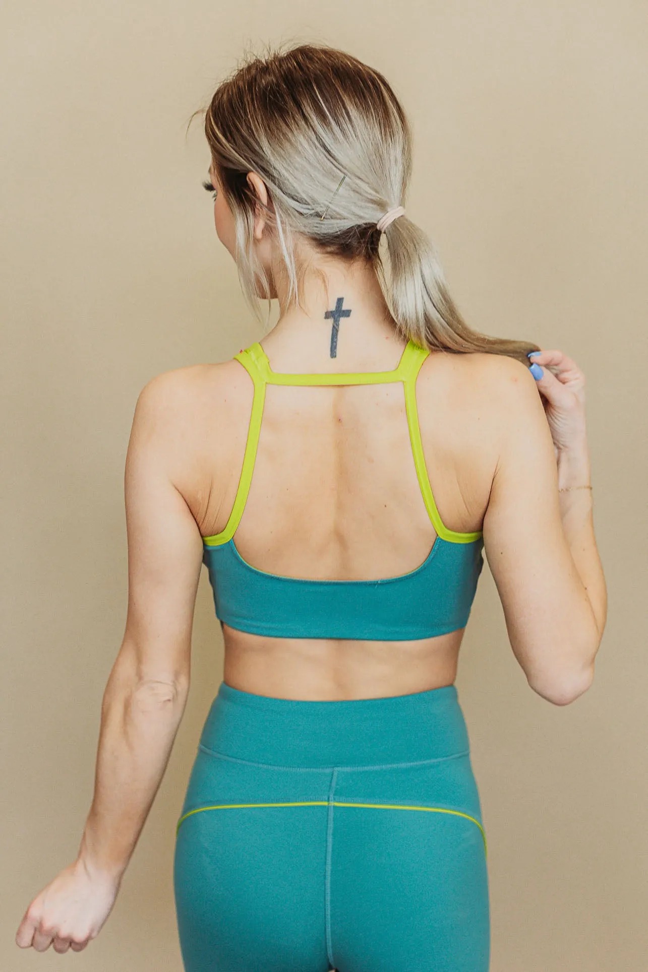 Mono B Colorblock Sports Bra