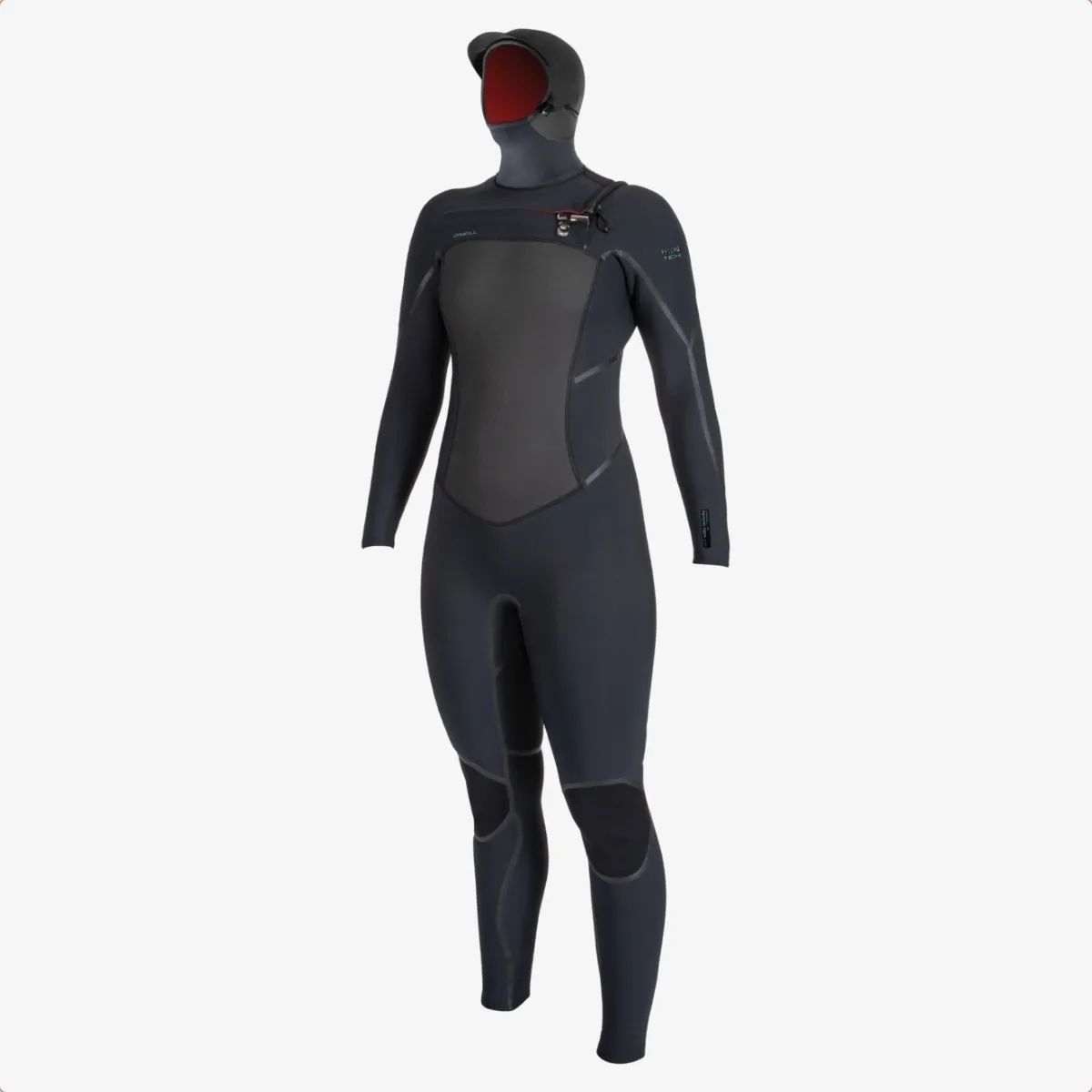 O'Neill Women's Psycho Tech 5.5/4mm Chest Zip Full Wetsuit w/Hood