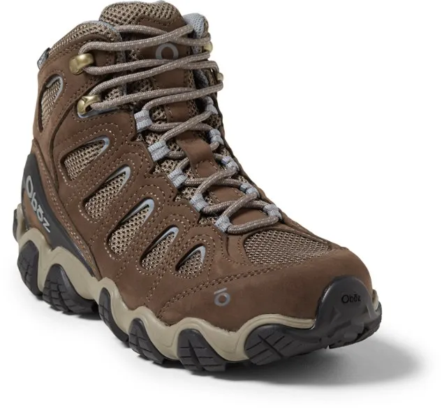 Oboz Womens Sawtooth II Mid Waterproof Boot- Brindle/Tradewinds