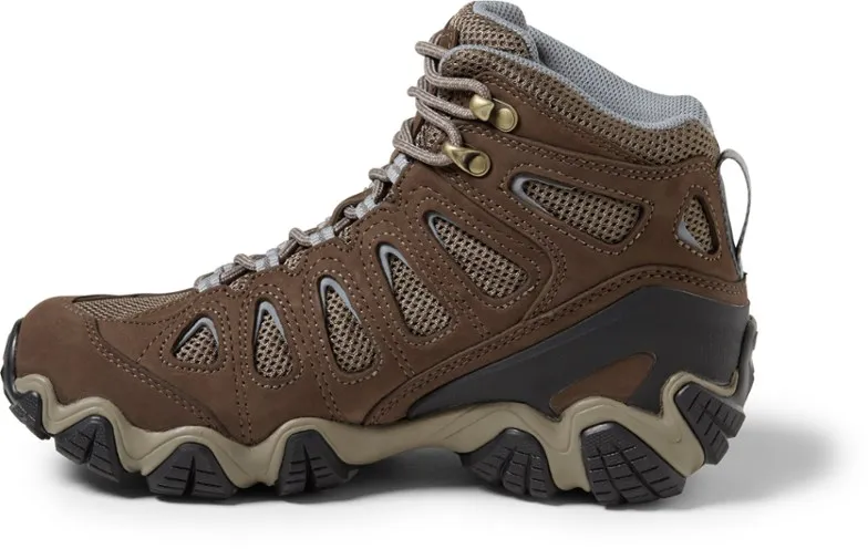 Oboz Womens Sawtooth II Mid Waterproof Boot- Brindle/Tradewinds