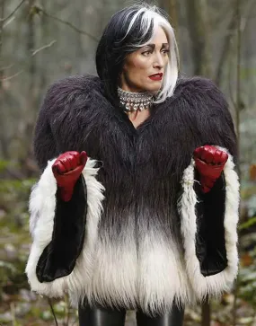 Once Upon A Time Cruella Deville Fur Jacket | Ujackets.com