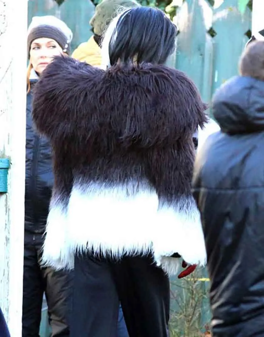 Once Upon A Time Cruella Deville Fur Jacket | Ujackets.com