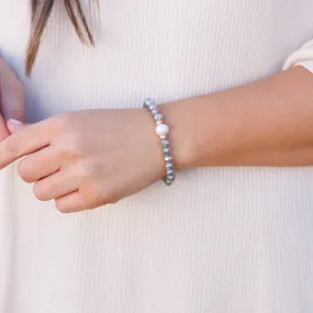 Opulent Scene Bracelet, Gray