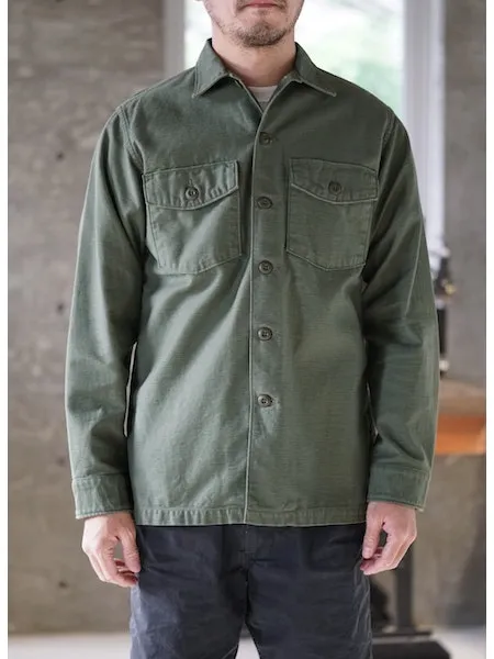 orSlow US Army Fatigue Shirt - Green