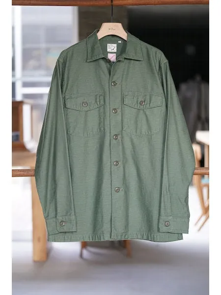 orSlow US Army Fatigue Shirt - Green