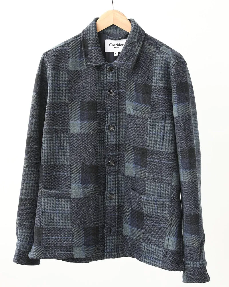 Patchwork Wool Jacket