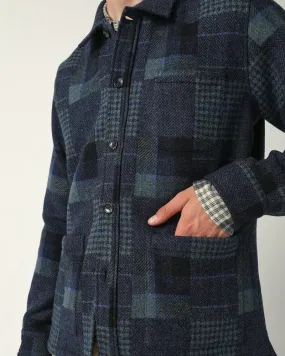 Patchwork Wool Jacket