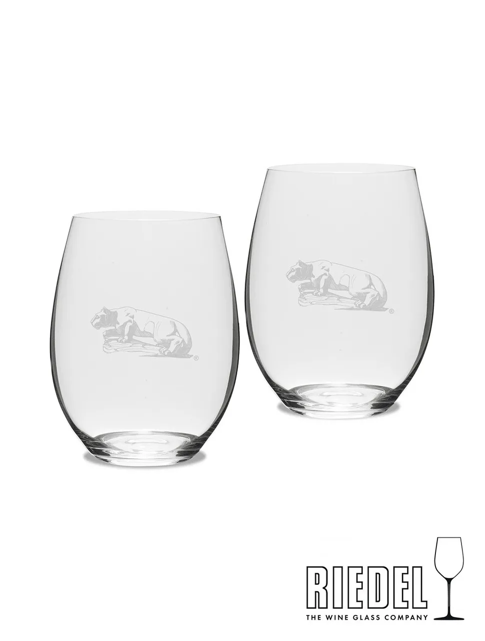 Penn State Riedel Stemless Red Wine Glasses Set | Campus Crystal