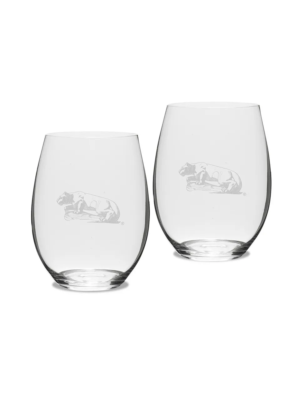 Penn State Riedel Stemless Red Wine Glasses Set | Campus Crystal