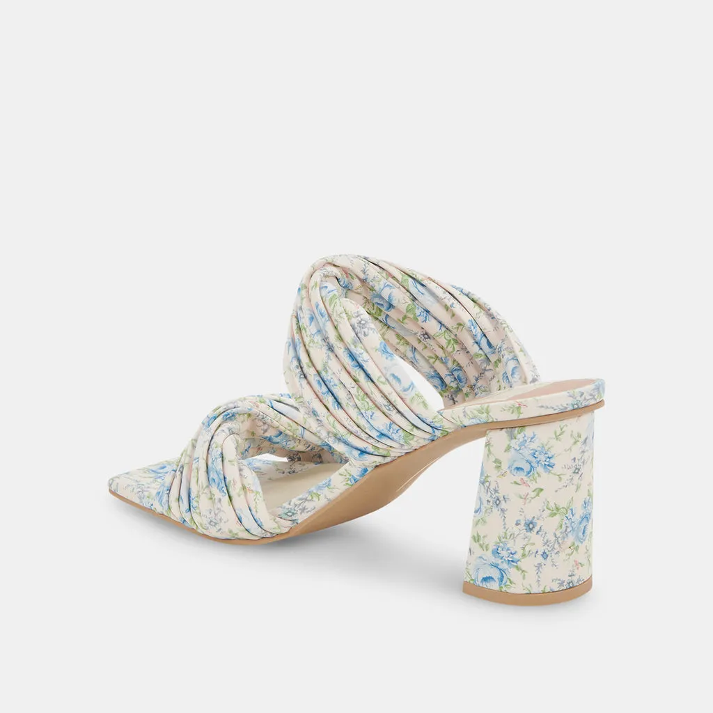 PILTON Heels Blue Floral Stella | Women's Blue Floral Heels– Dolce Vita 6895077687362