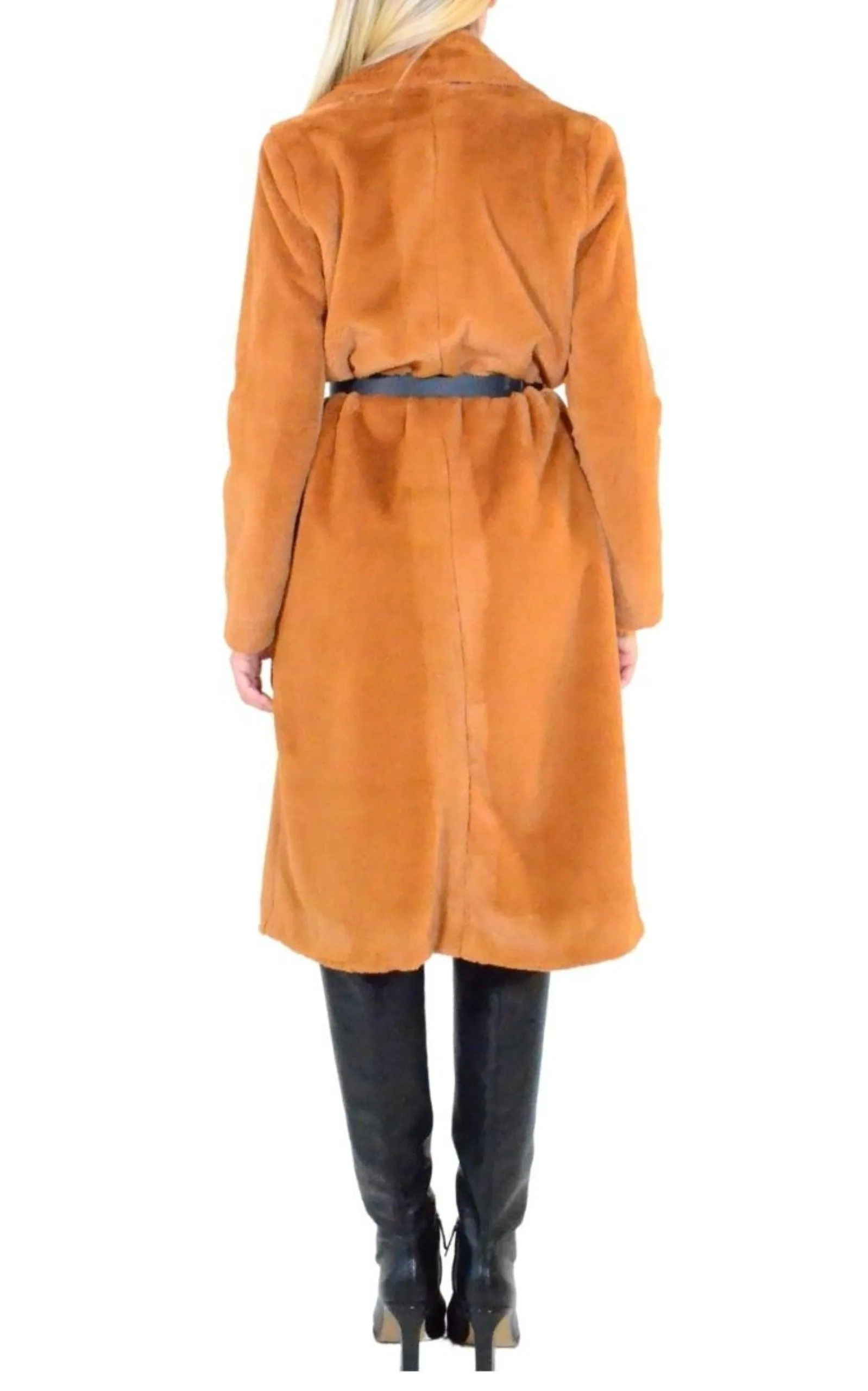 Plush Trench Coat