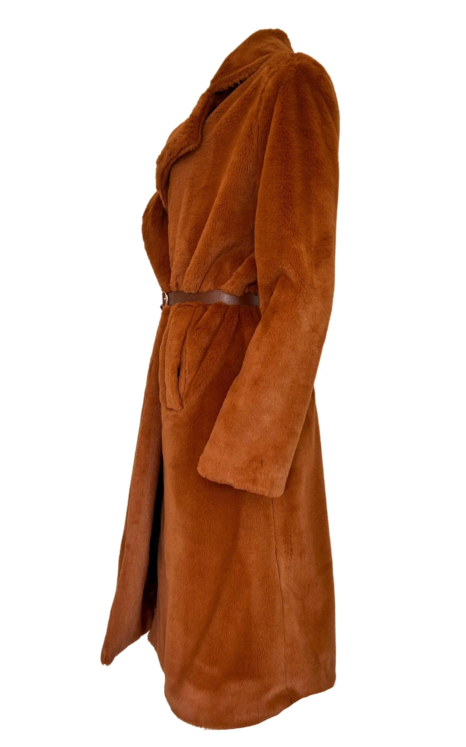 Plush Trench Coat