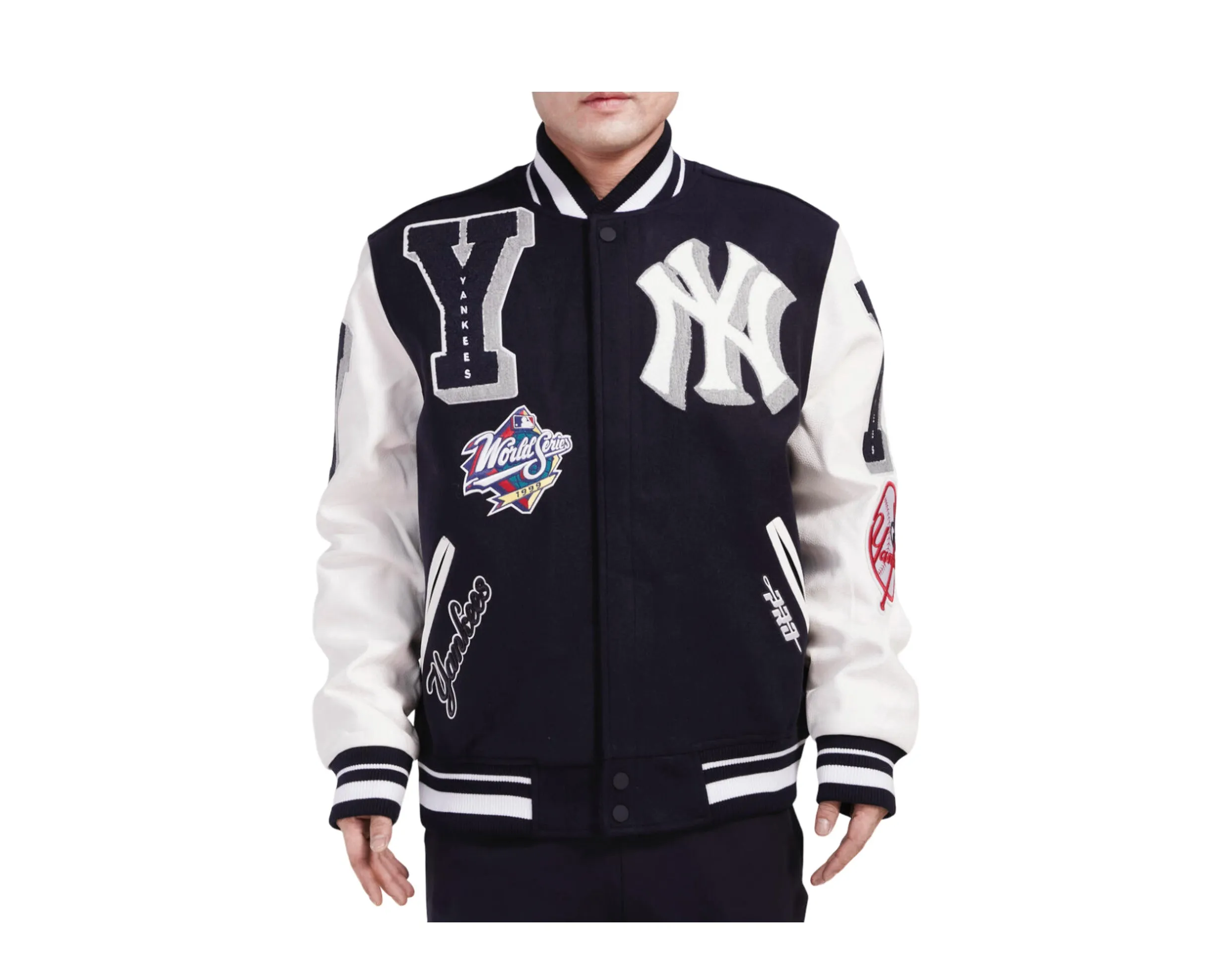 Pro Standard MLB New York Yankees Mash Up Logo Varsity Men's Jacket