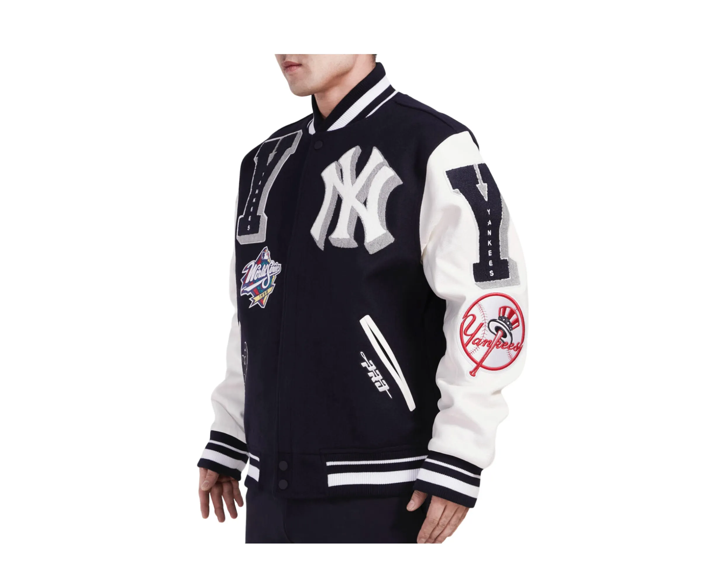 Pro Standard MLB New York Yankees Mash Up Logo Varsity Men's Jacket