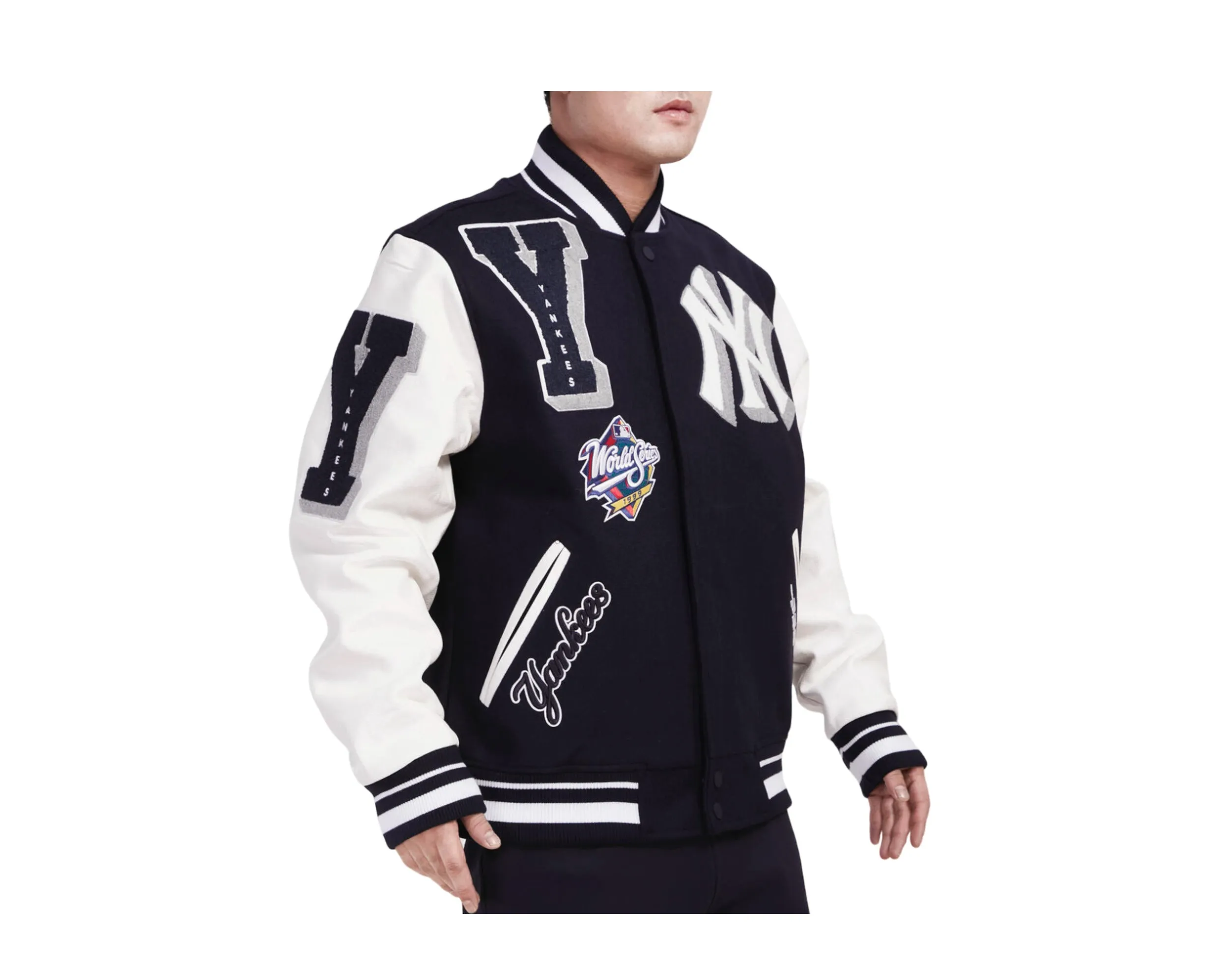 Pro Standard MLB New York Yankees Mash Up Logo Varsity Men's Jacket