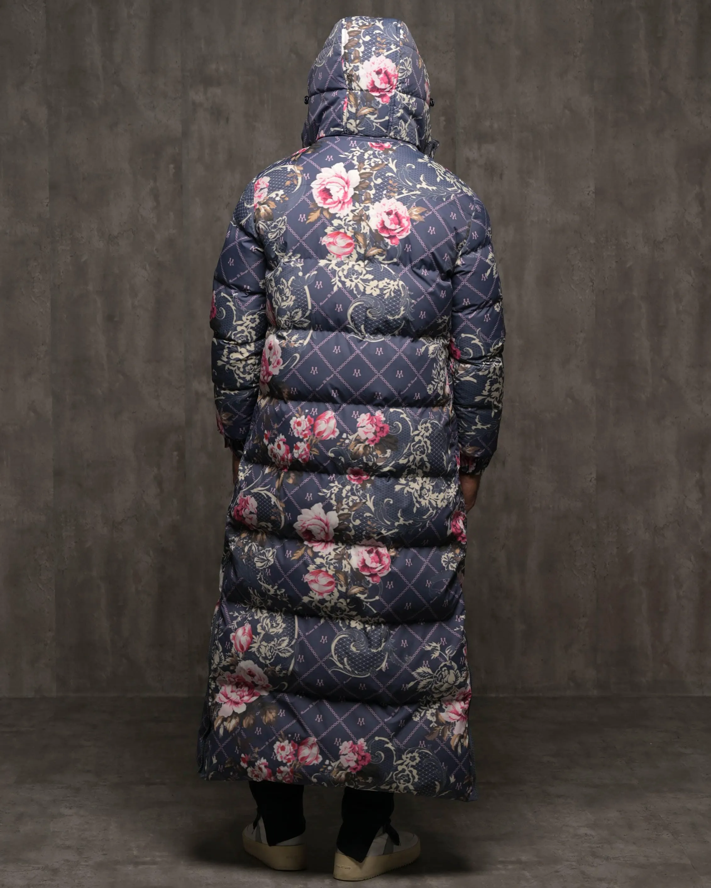 puffer coat Jacquard Burr