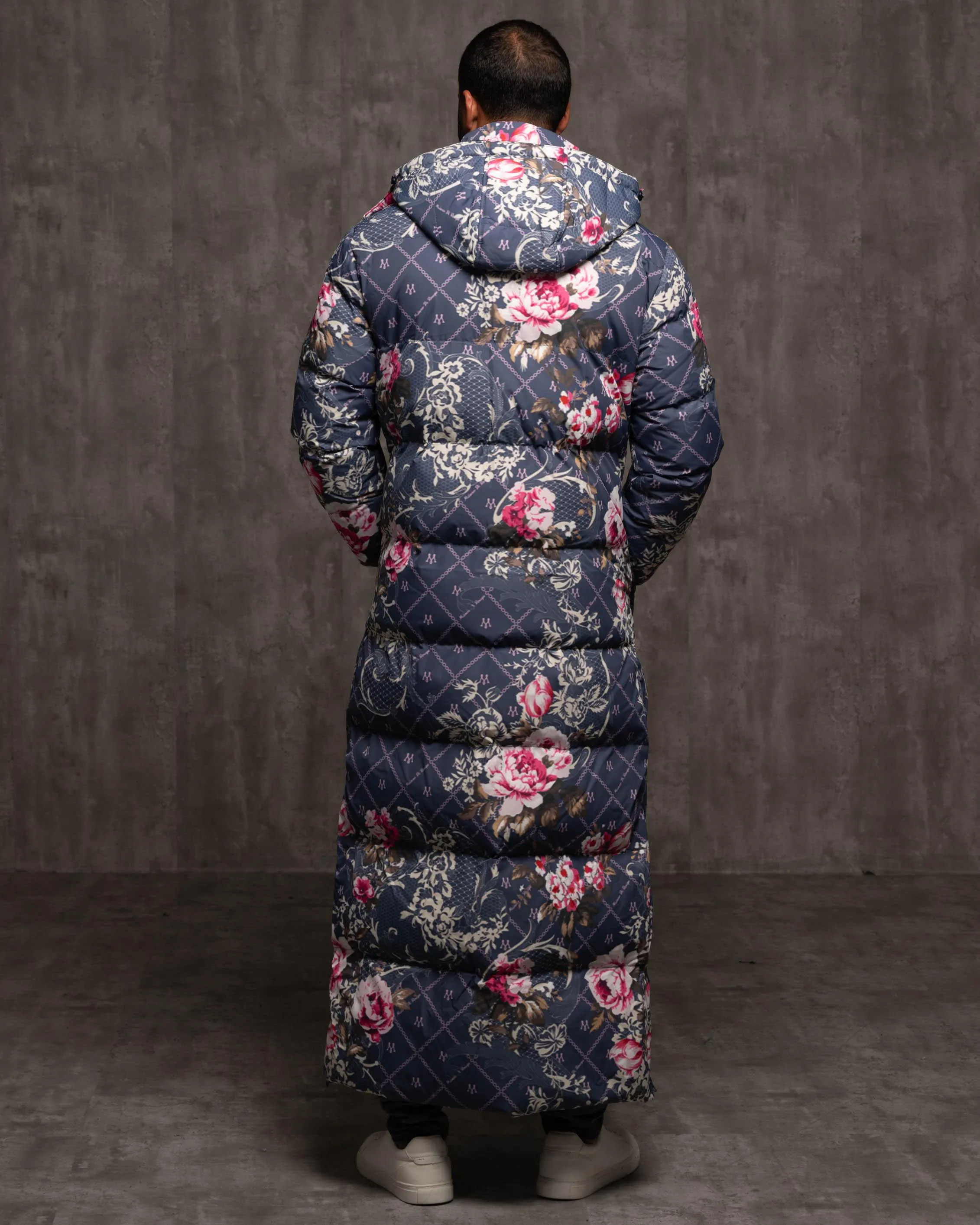 puffer coat Jacquard Burr