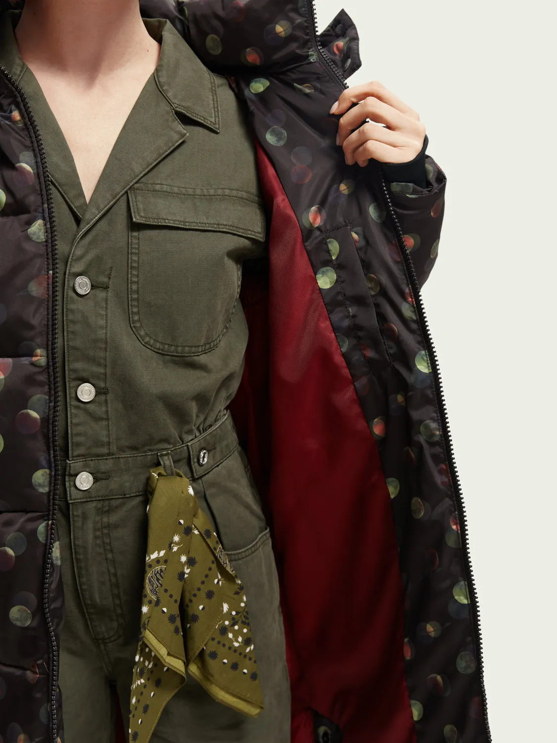 Puffer Coat - Printed