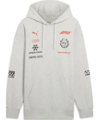 PUMA F1Â® Racing Motorsport Men's Hoodie in Light Grey Heather