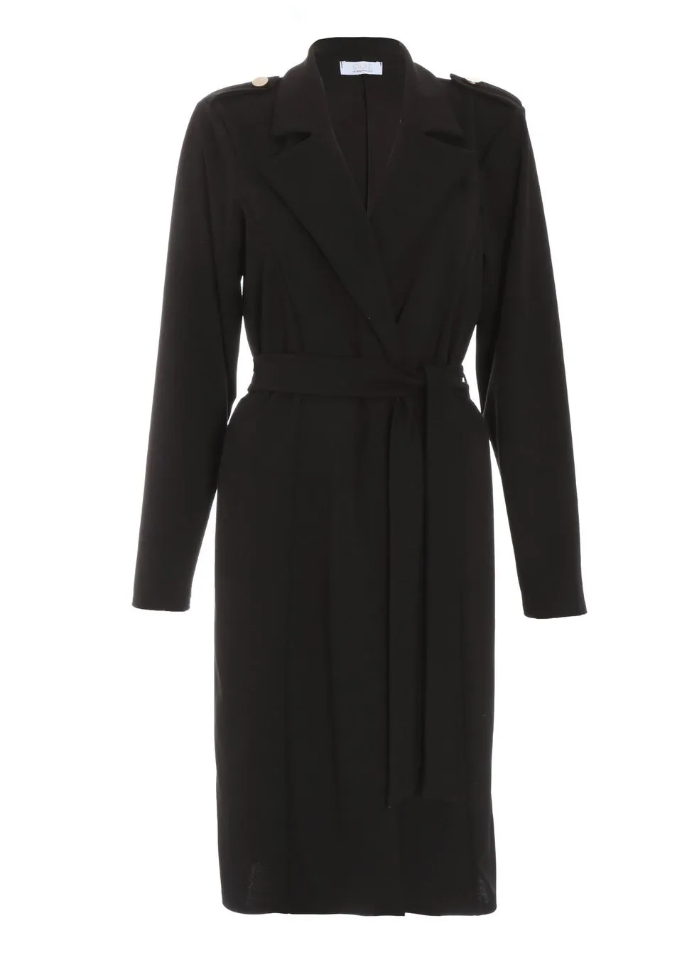 Quiz Black Duster Coat