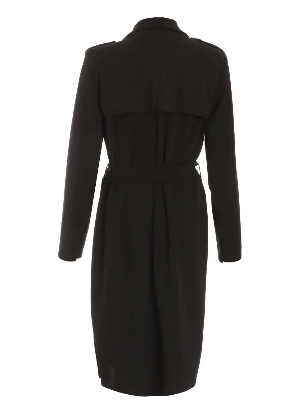 Quiz Black Duster Coat