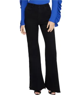 Rachel Roy Womens Snap Wide Leg Jeans