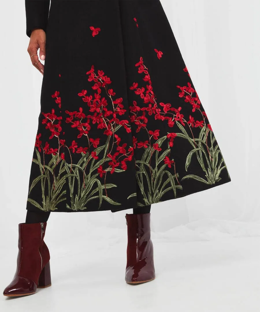 Red Roses Boutique Coat