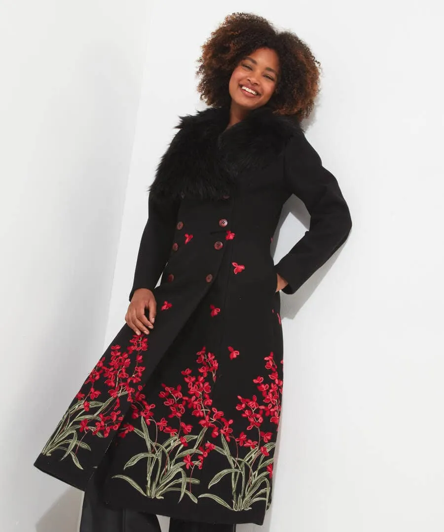 Red Roses Boutique Coat