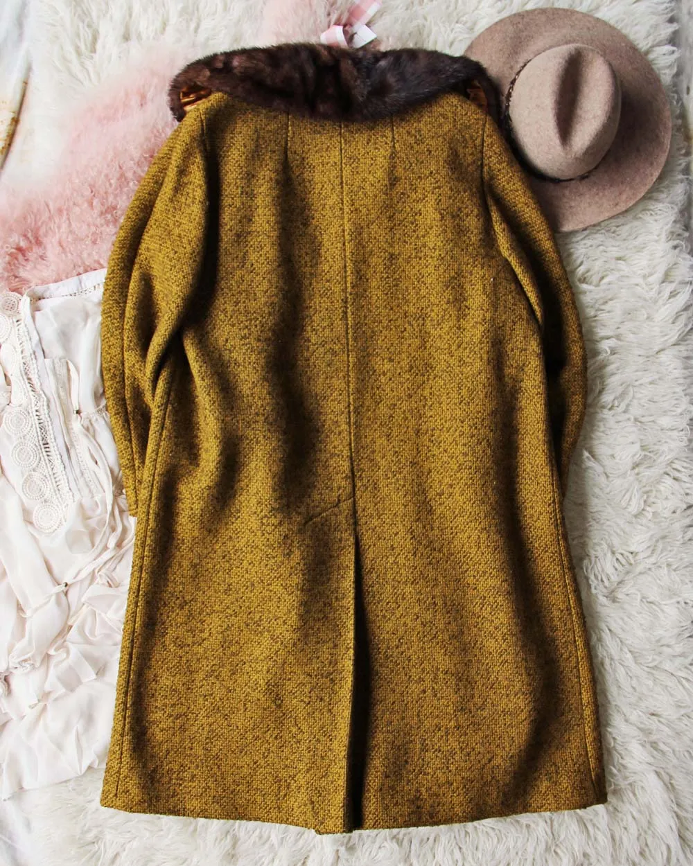 Retro Mustard Vintage Coat