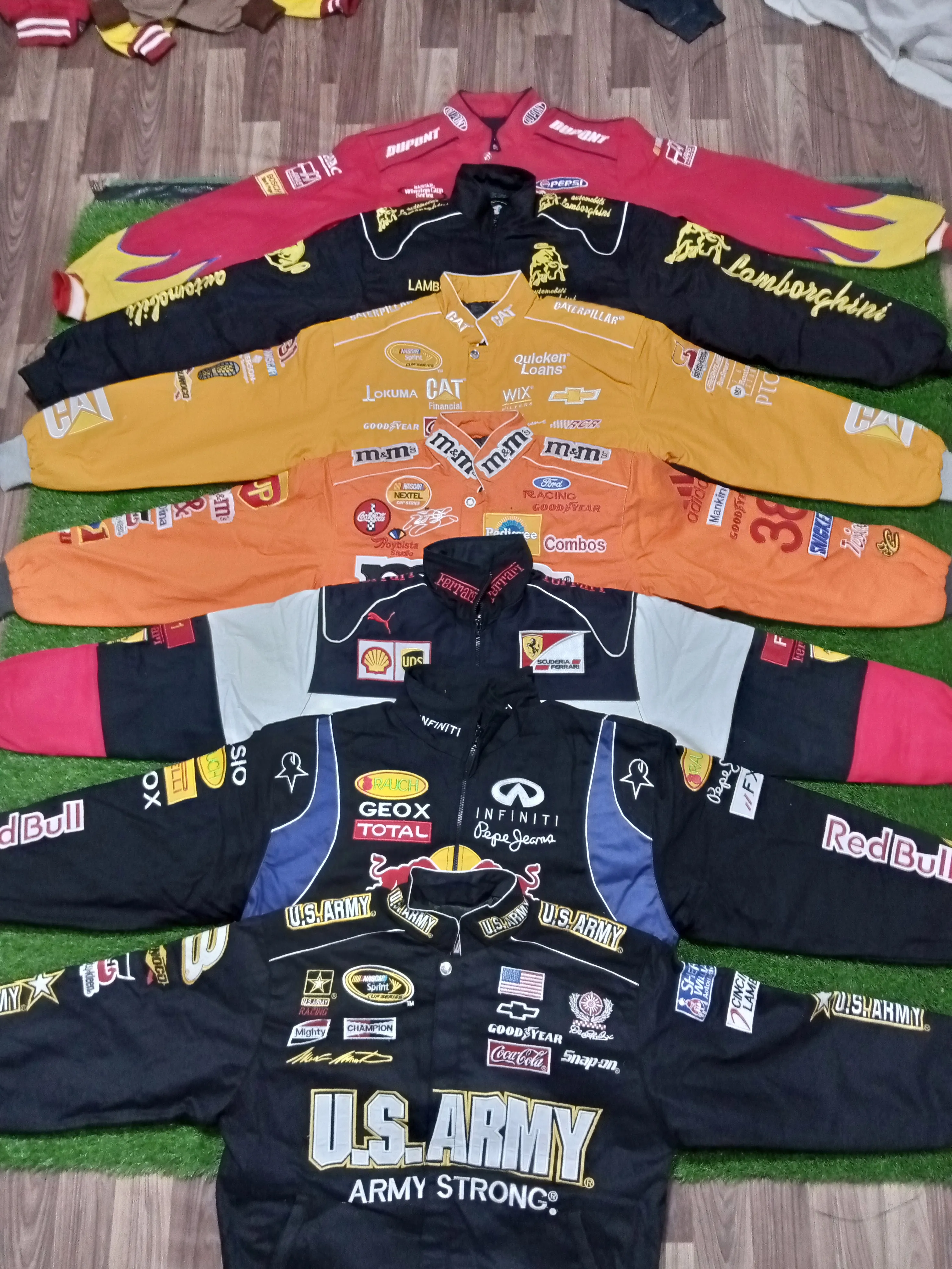 Rework style NASCAR jacket 29 pieces