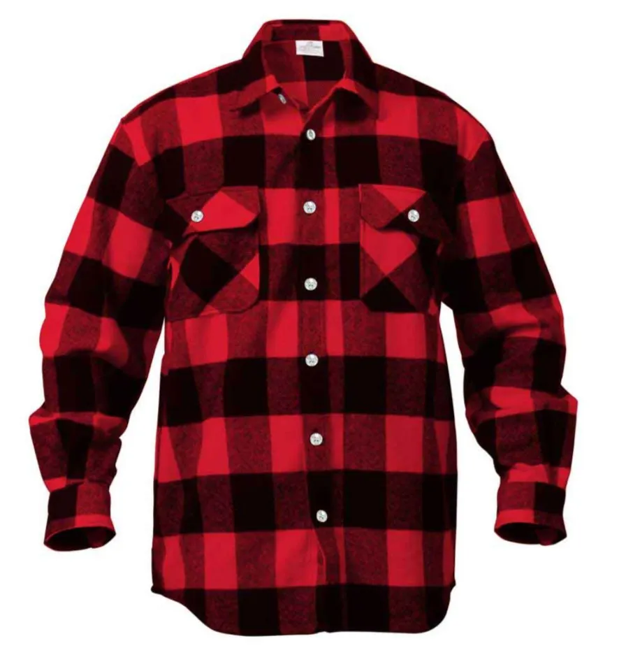 Rothco Mens Buffalo Plaid Quilted Lined Jacket