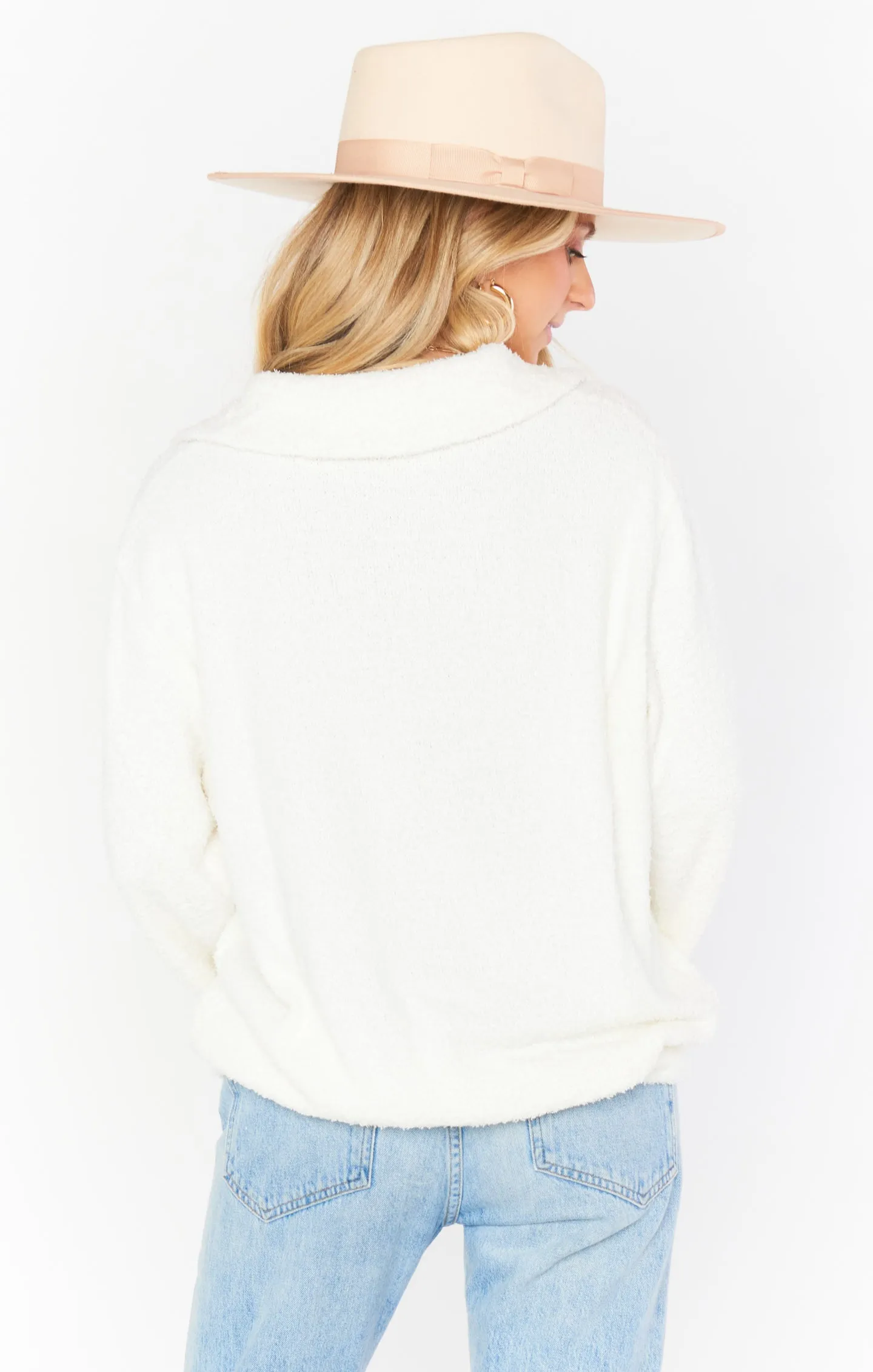 Sadie Sweater Off White Knit