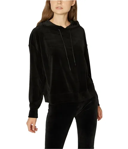 Sanctuary Clothing Womens Velour Hoodie Sweatshirt, TW2