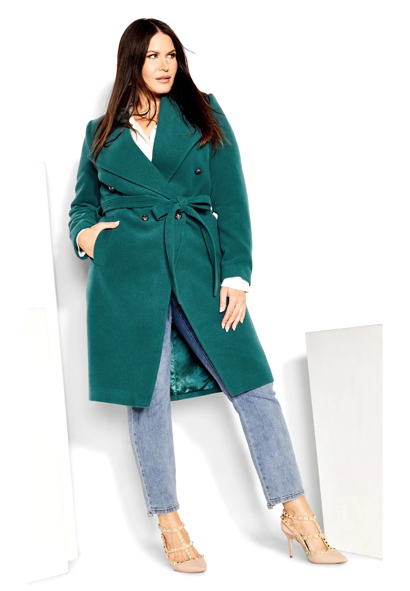 Sassy Military Coat - alpine