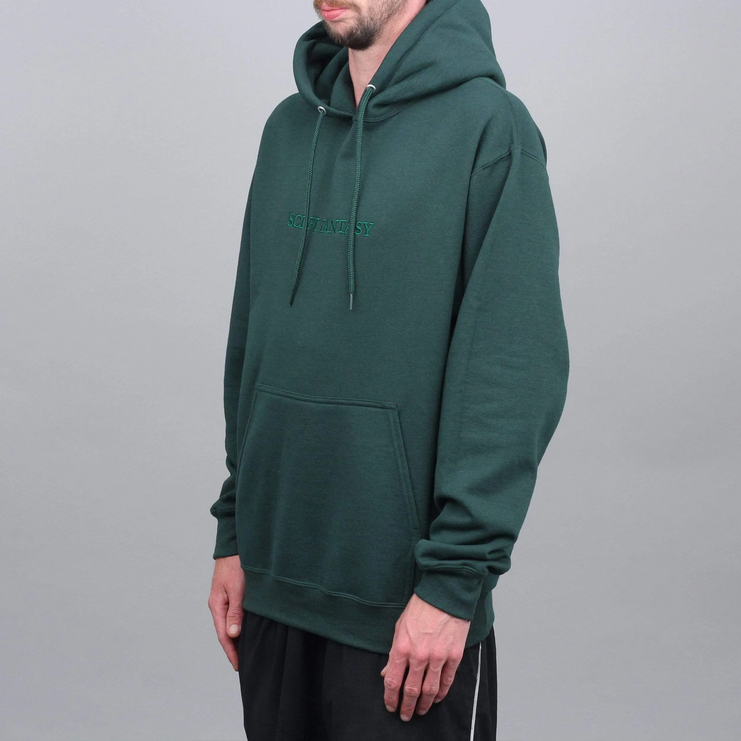 Sci-Fi Fantasy Logo Hood Green / Green