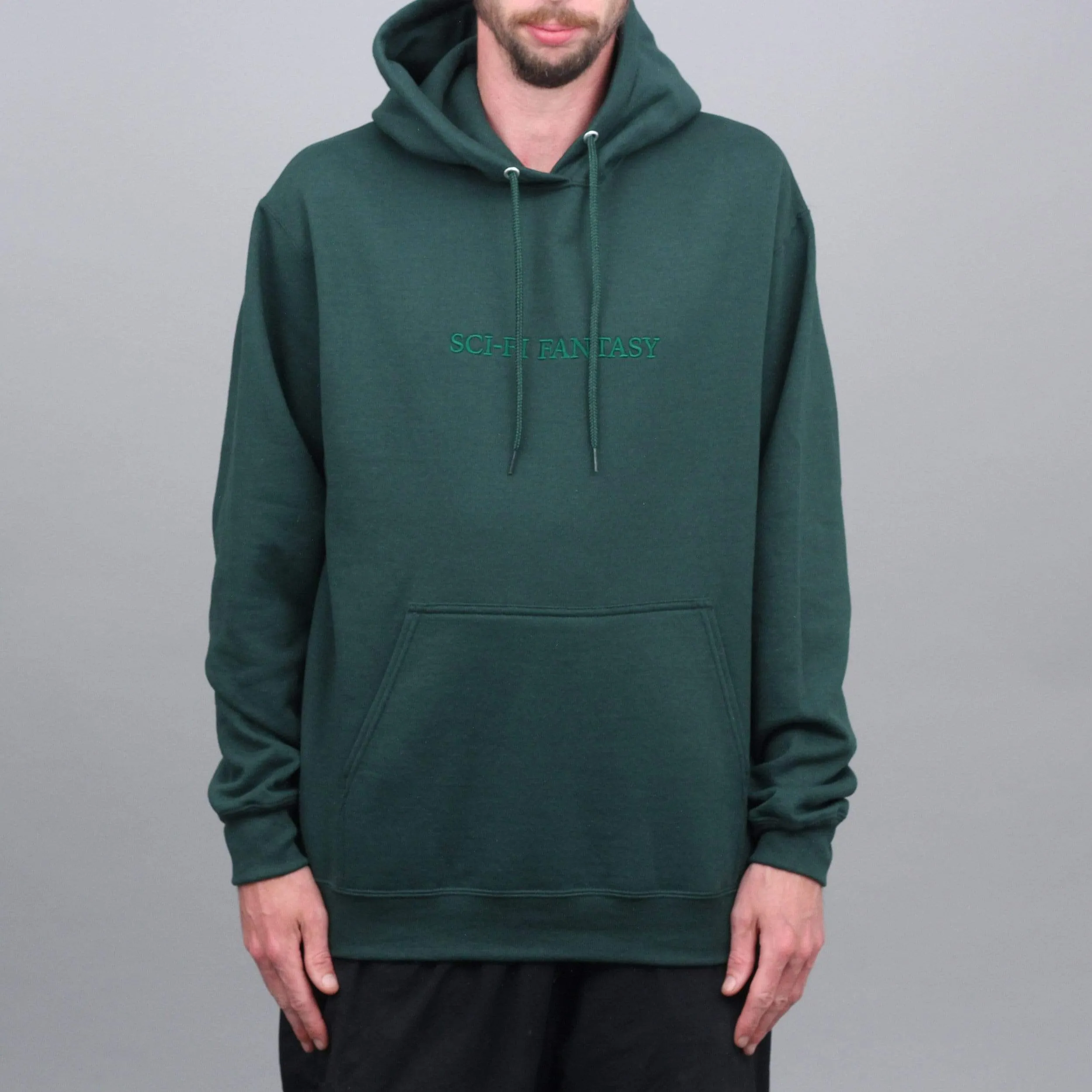 Sci-Fi Fantasy Logo Hood Green / Green