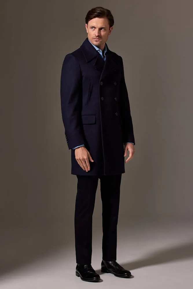 Sergeant Pea Coat - Premium Navy Wool - Exceptional Quality