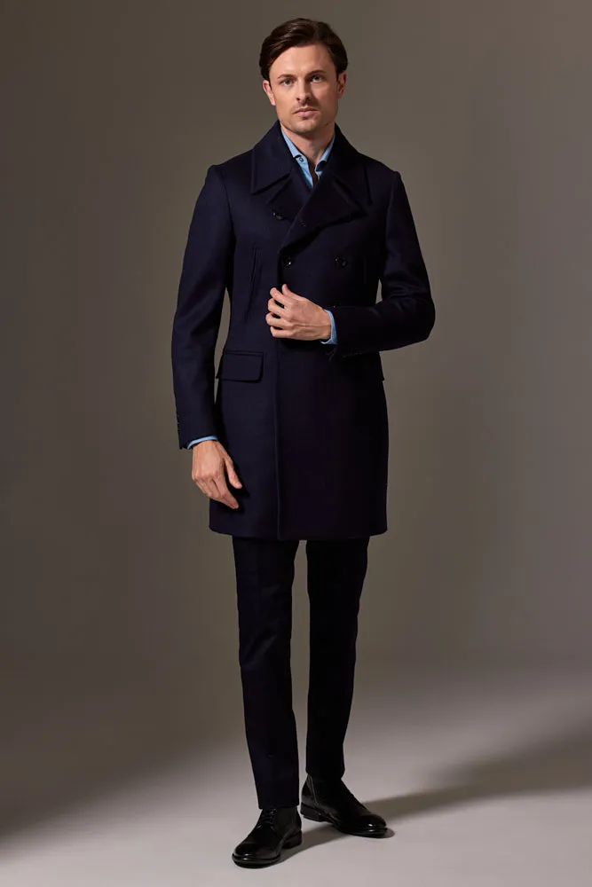 Sergeant Pea Coat - Premium Navy Wool - Exceptional Quality