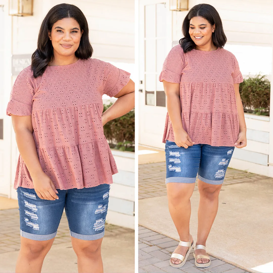 Shady Mood Top, Mauve