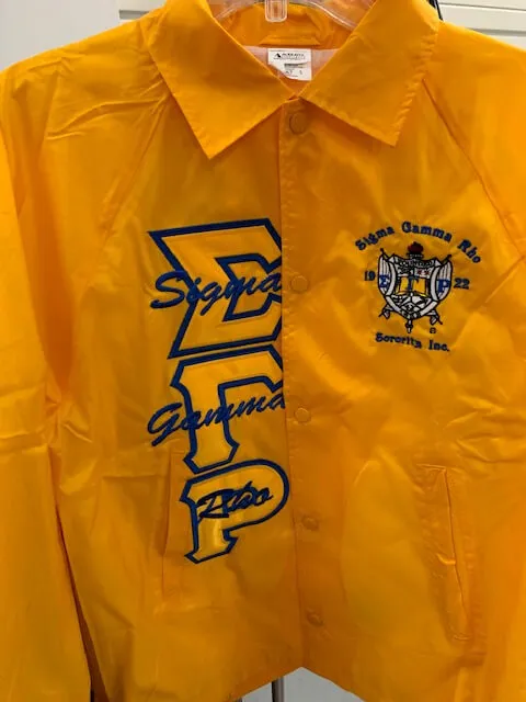 Sigma Gamma Rho-Crossing Jacket - Customization Available