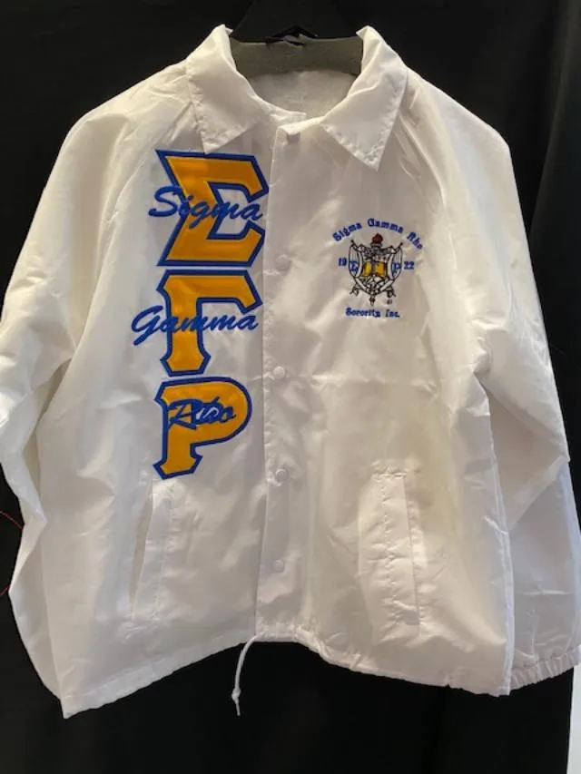 Sigma Gamma Rho-Crossing Jacket - Customization Available