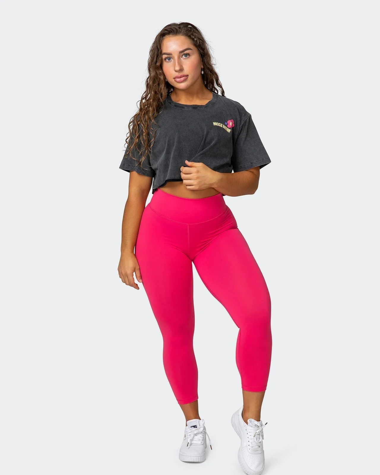 Signature Scrunch 7/8 Leggings - Flamingo